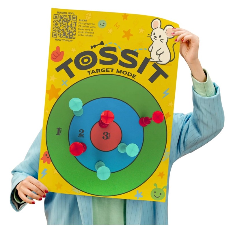 TOSSIT target board – Chores Game & Cornhole