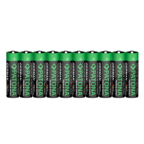 PATONA Premium AA Mignon LR06 – 10x alkaline batteries 1.5V
