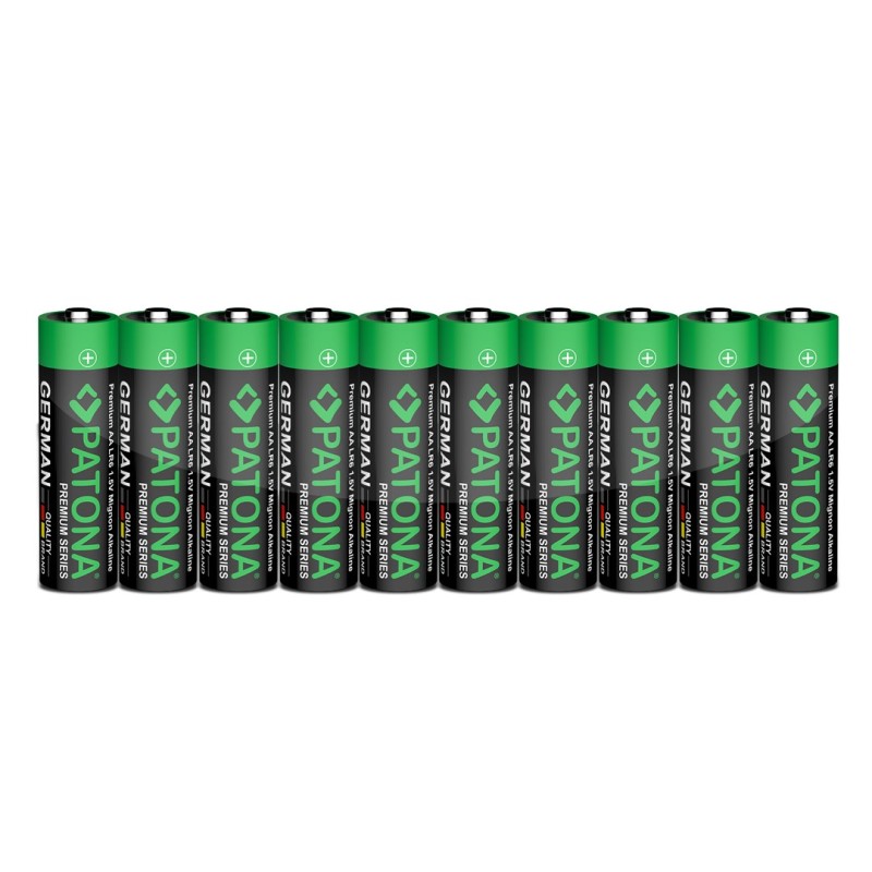 PATONA Premium AA Mignon LR06 – 10x alkaline batteries 1.5V PATONA Premium AA Mignon LR06 – 10x alkaline batteries 1.5V
