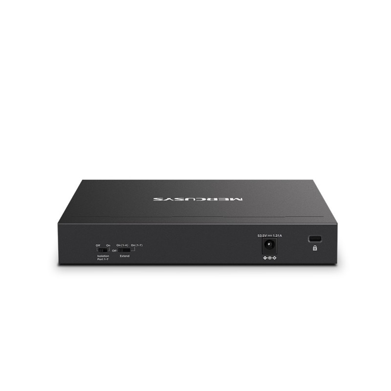 Mercusys 8-Port Gigabit Desktop Switch with 7-Port PoE+ Mercusys 8-Port Gigabit Desktop Switch with 7-Port PoE+