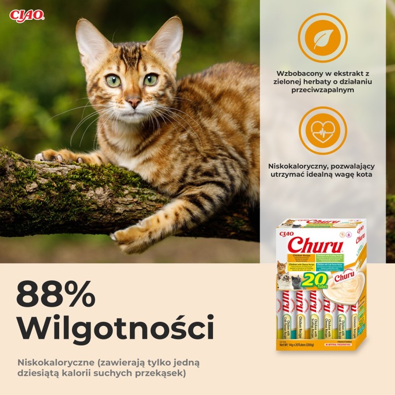 INABA Churu Variety box Chicken - cat treats - 20 x 14g INABA Churu Variety box Chicken - cat treats - 20 x 14g