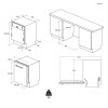 Candy RapidÓ CS 4E7L0W Fully built-in 14 place settings E Candy RapidÓ CS 4E7L0W Fully built-in 14 place settings E