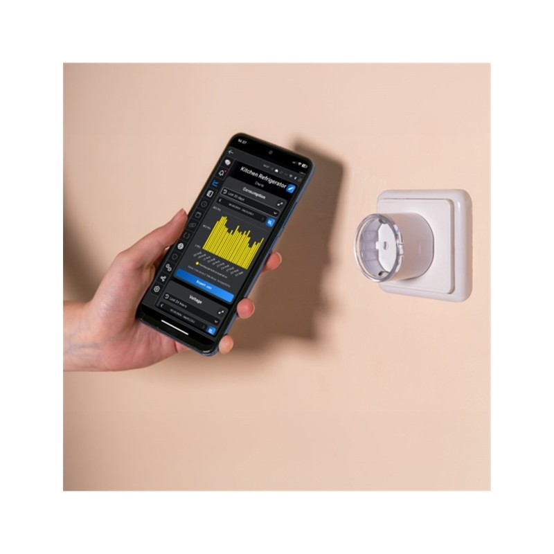 Inteligentne gniazdko WiFi z pomiarem energii Shelly Plug S MTR Gen3 White