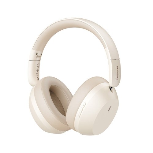 Baseus Bass 35 Max Headphones Wired & Wireless Head-band Music USB Type-C Bluetooth Beige Baseus Bass 35 Max Headphones Wired & Wireless Head-band Music USB Type-C Bluetooth Beige