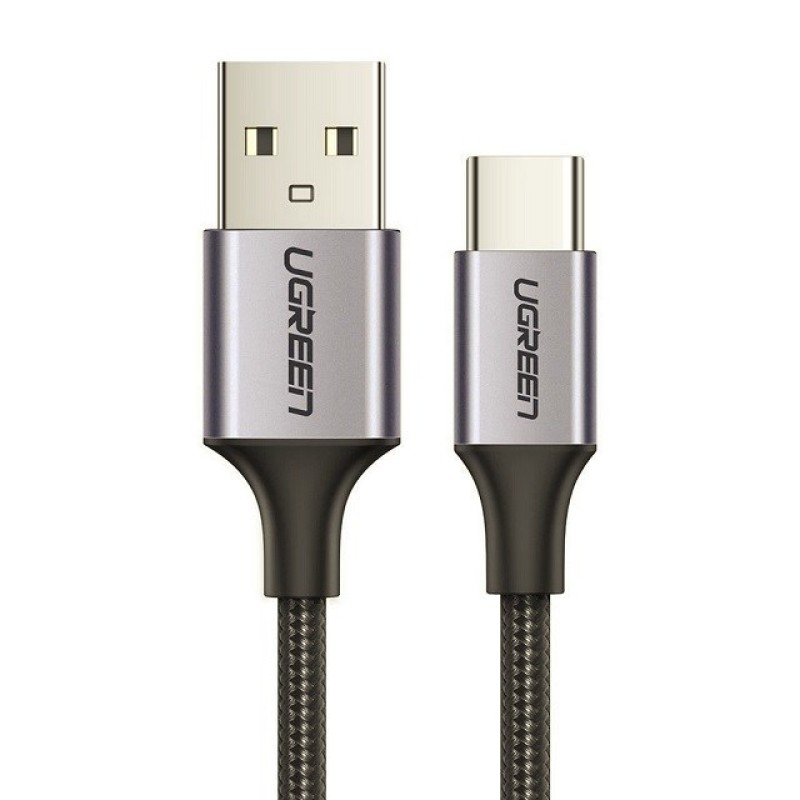 Ugreen USB-A/USB-C QC 3.0 3A 2m US288 cable (grey) Ugreen USB-A/USB-C QC 3.0 3A 2m US288 cable (grey)