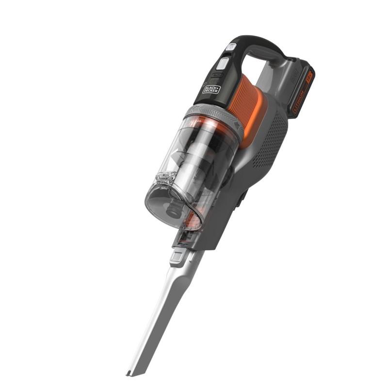 Black & Decker BHFEV182C-QW stick vacuum/electric broom 2-in-1 stick vacuum Battery Dry Bagless Orange, Titanium 2 Ah Black & Decker BHFEV182C-QW stick vacuum/electric broom 2-in-1 stick vacuum Battery Dry Bagless Orange, Titanium 2 Ah