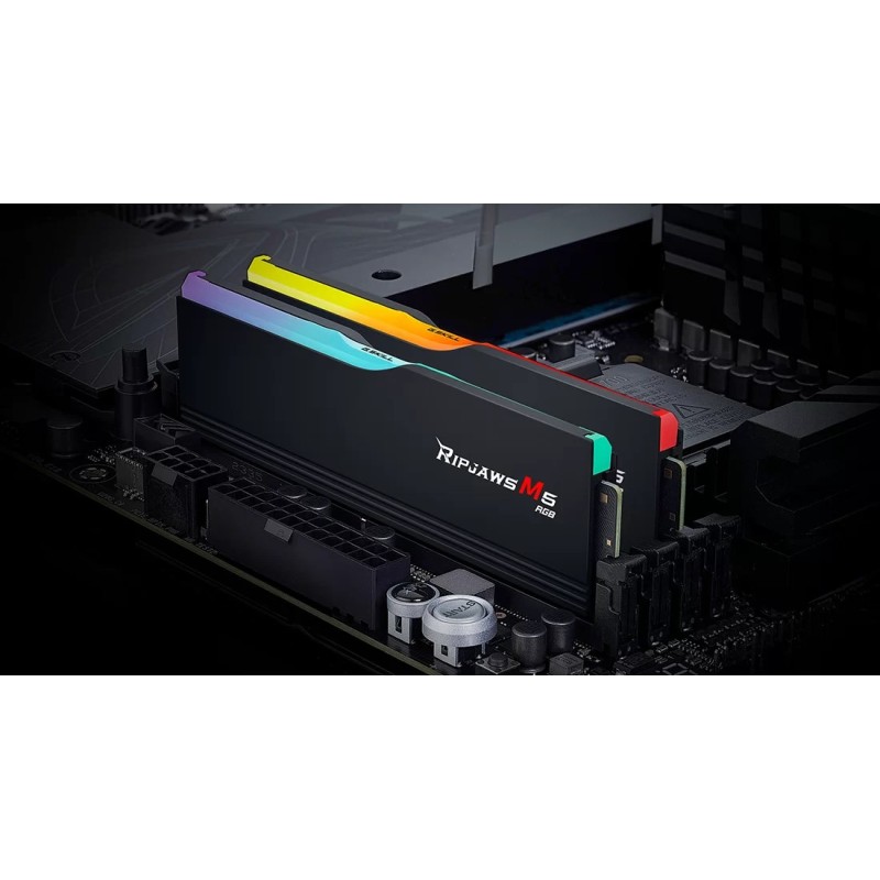 G.SKILL RIPJAWS M5 RGB DDR5 2X48GB 6000MHZ CL30-36 G.SKILL RIPJAWS M5 RGB DDR5 2X48GB 6000MHZ CL30-36