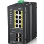 Zyxel RGS200-12P Managed L2 Gigabit Ethernet (10/100/1000) Power over Ethernet (PoE) Black