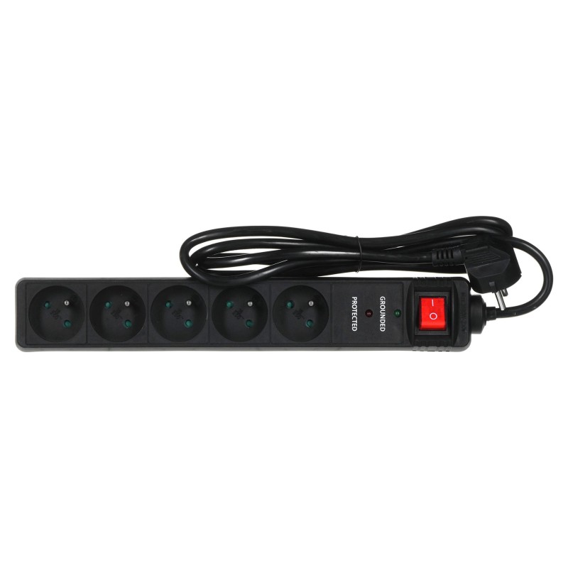 EnerGenie SPF5-C-5 surge protector 5 AC outlet(s) 250 V 1.5 m Black EnerGenie SPF5-C-5 surge protector 5 AC outlet(s) 250 V 1.5 m Black