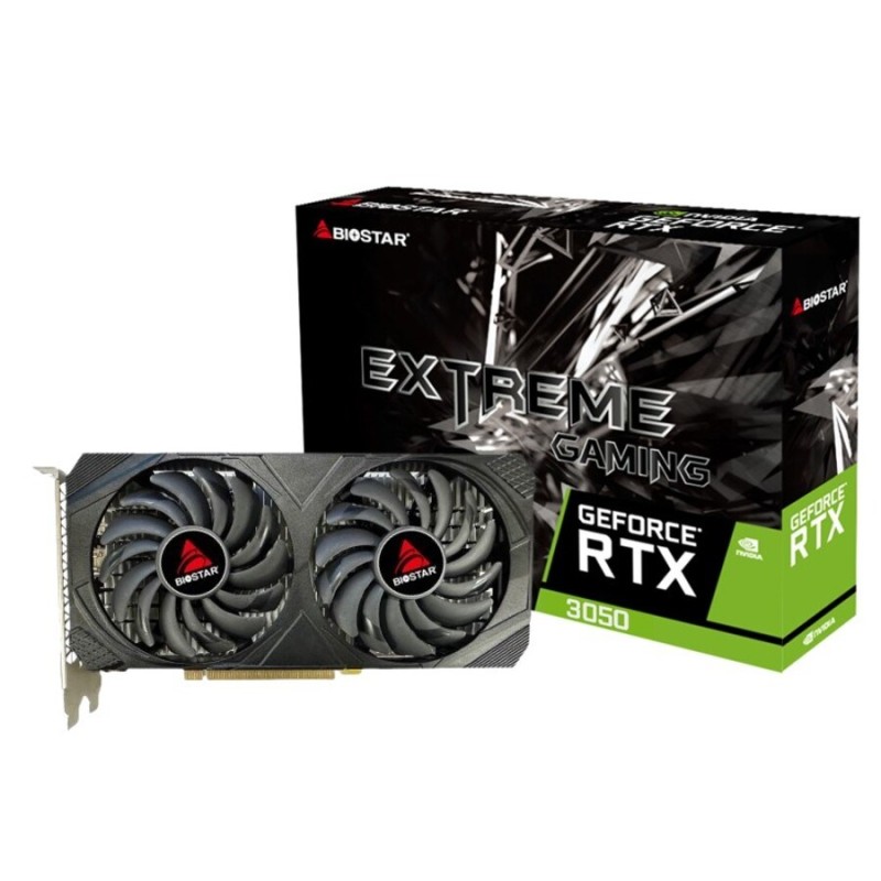 BIOSTAR GeForce RTX 3050 6GB graphics card BIOSTAR GeForce RTX 3050 6GB graphics card