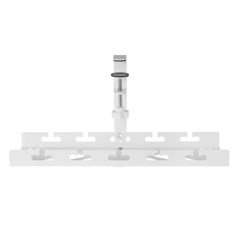 Maclean under-desk cable organizer, max. load 5kg, white, MC-105 W