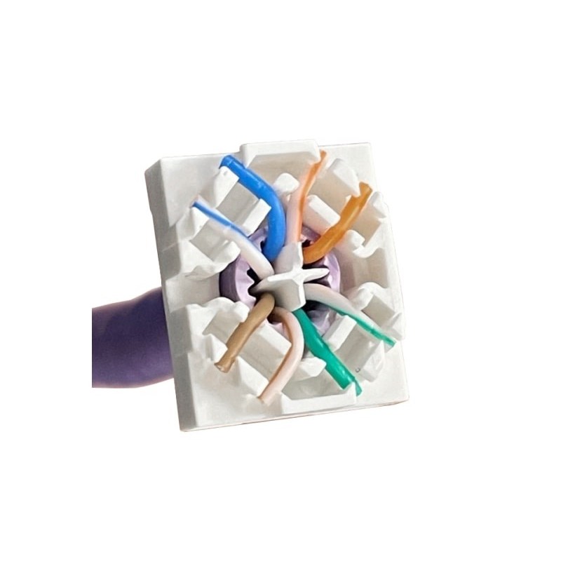 Alantec MB005-1 RJ45 toolless STP cat.6A PoE+ keystone module ALANTEC Plus - Enhanced transmission performance Alantec MB005-1 RJ45 toolless STP cat.6A PoE+ keystone module ALANTEC Plus - Enhanced transmission performance