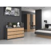 Topeshop M6 140 ANT/ART KPL chest of drawers Topeshop M6 140 ANT/ART KPL chest of drawers