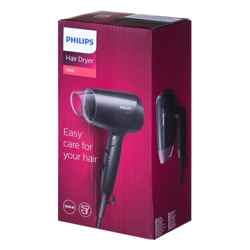 Philips Essential Care BHC010/10 hair dryer 1200 W Black Philips Essential Care BHC010/10 hair dryer 1200 W Black