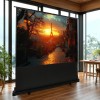 Maclean MC-964 portable projection screen, compact, floor, 100
