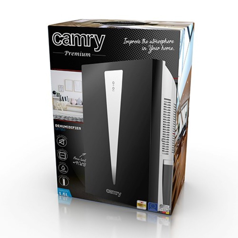 CAMRY CR 7903 dehumidifier 1.5 L 100 W Black, White CAMRY CR 7903 dehumidifier 1.5 L 100 W Black, White