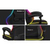 Gaming chair - Huzaro Force 4.4 RGB Black Gaming chair - Huzaro Force 4.4 RGB Black