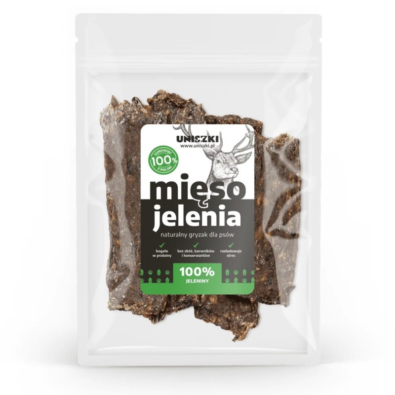 UNISZKI Venison - treat for dogs - 90g UNISZKI Venison - treat for dogs - 90g