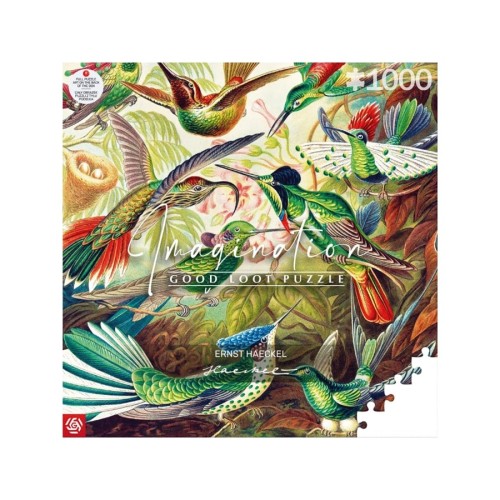 Imagination Puzzle Ernst Haeckel Hummingbirds 1000 elements Imagination Puzzle Ernst Haeckel Hummingbirds 1000 elements
