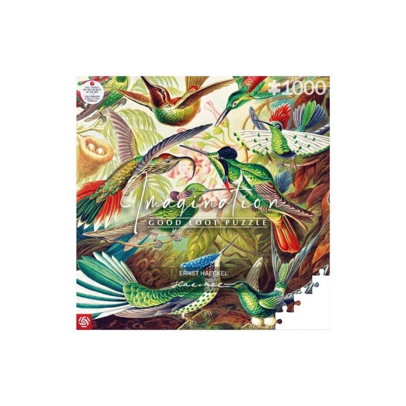 Imagination Puzzle Ernst Haeckel Hummingbirds 1000 elements