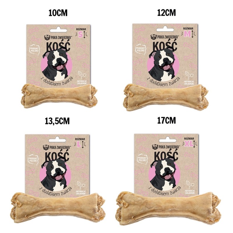 PAKA ZWIERZAKA Bone with tripe additive S 10 cm - dog treat - 35g PAKA ZWIERZAKA Bone with tripe additive S 10 cm - dog treat - 35g
