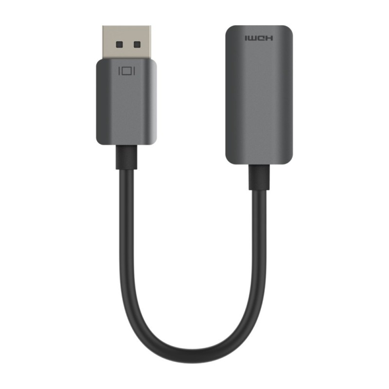 Belkin AVC011btSGY-BL 0.22 m DisplayPort HDMI Black Belkin AVC011btSGY-BL 0.22 m DisplayPort HDMI Black
