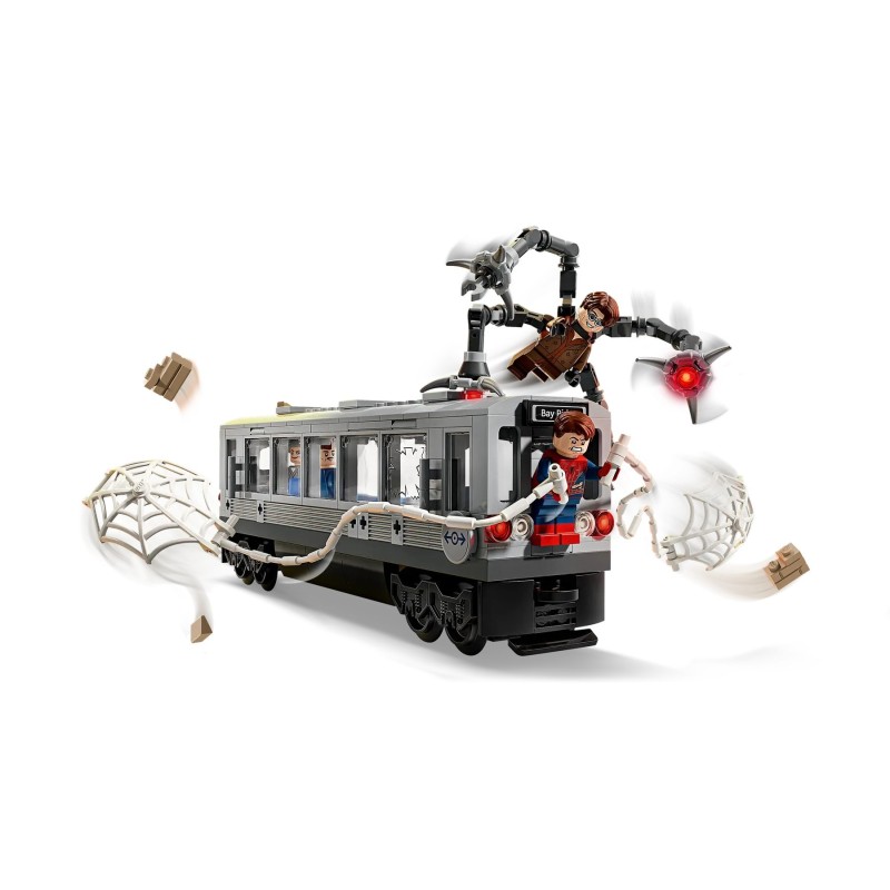 LEGO MARVEL 76321 Spider-Man vs. Doc Ock Subway Train Scene