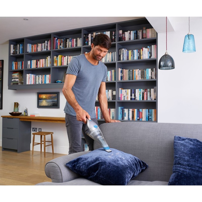 Black & Decker NVC215WA-QW handheld vacuum Blue, Silver Bagless Black & Decker NVC215WA-QW handheld vacuum Blue, Silver Bagless