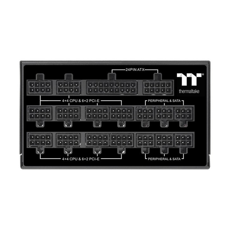 Thermaltake PS-TPD-1550FNFATE-1 power supply unit 1550 W 24-pin ATX ATX Black Thermaltake PS-TPD-1550FNFATE-1 power supply unit 1550 W 24-pin ATX ATX Black