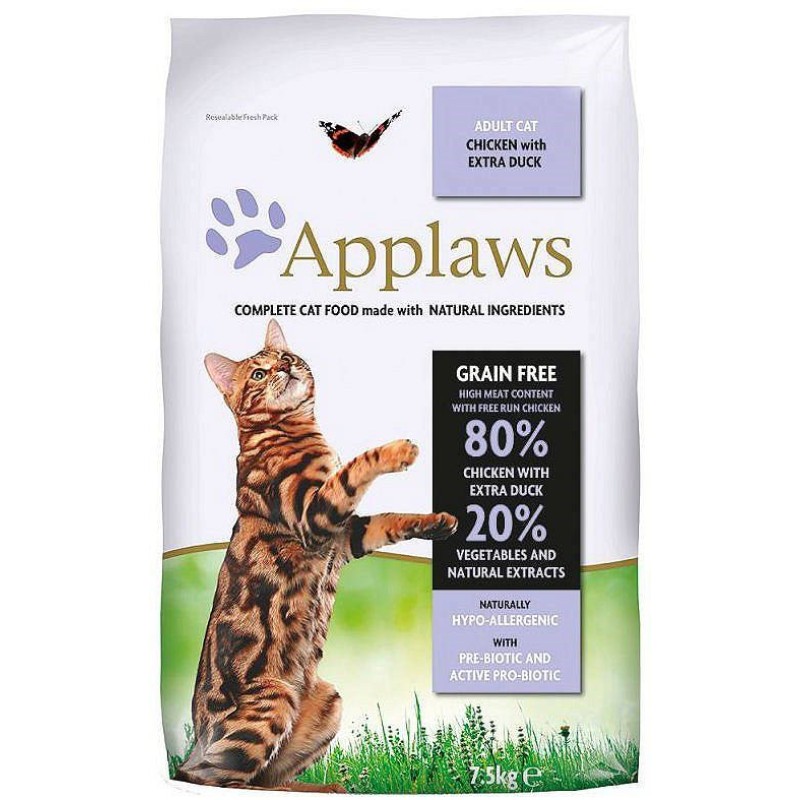 APPLAWS Cat Chicken and duck - dry cat food - 7,5 kg APPLAWS Cat Chicken and duck - dry cat food - 7,5 kg