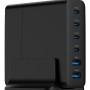 Gembird TA-UC-2A4C-PD75-01-BK mobile device charger Universal Black AC Fast charging Indoor