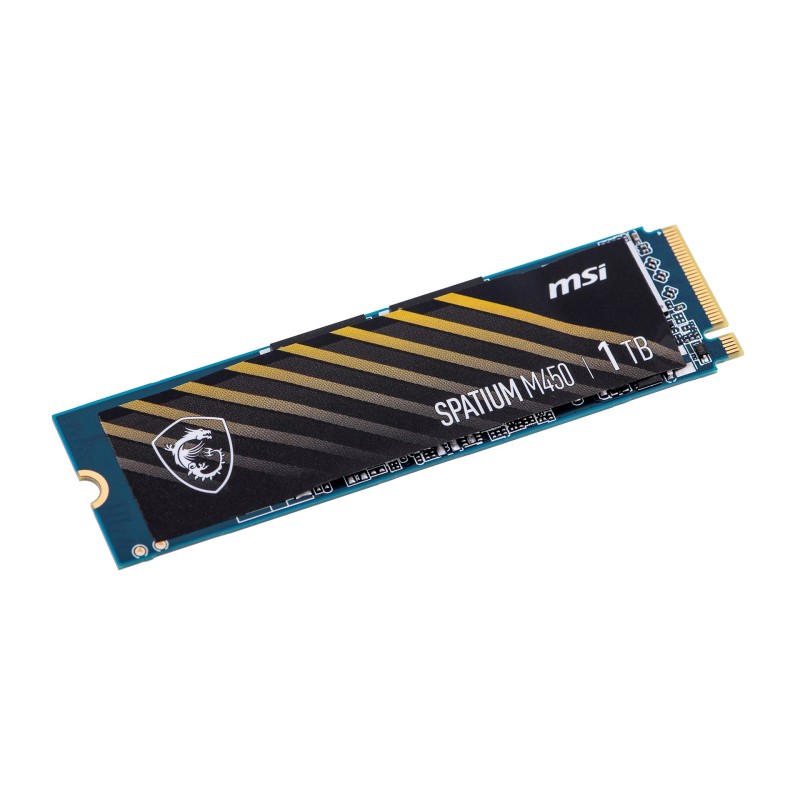 MSI SPATIUM M450 PCIe 4.0 NVMe M.2 1000GB PCI Express 4.0 3D NAND MSI SPATIUM M450 PCIe 4.0 NVMe M.2 1000GB PCI Express 4.0 3D NAND