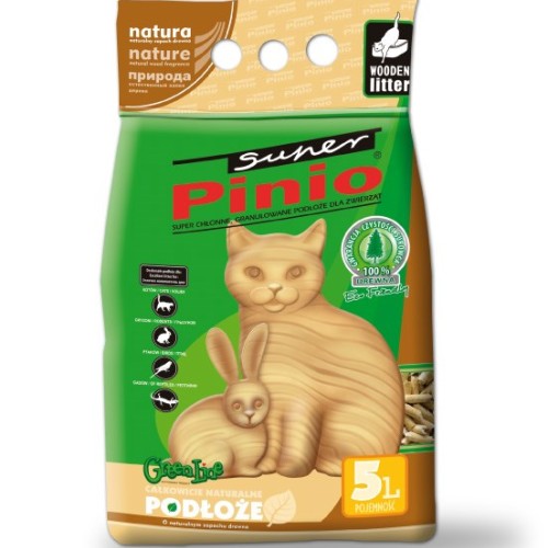 Certech Cat Litter Super Pinio Natural 5 l - Wooden Cat Litter Certech Cat Litter Super Pinio Natural 5 l - Wooden Cat Litter