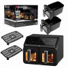 Double fat-free fryer, 2200 W, capacity 8 l, LED display Double fat-free fryer, 2200 W, capacity 8 l, LED display