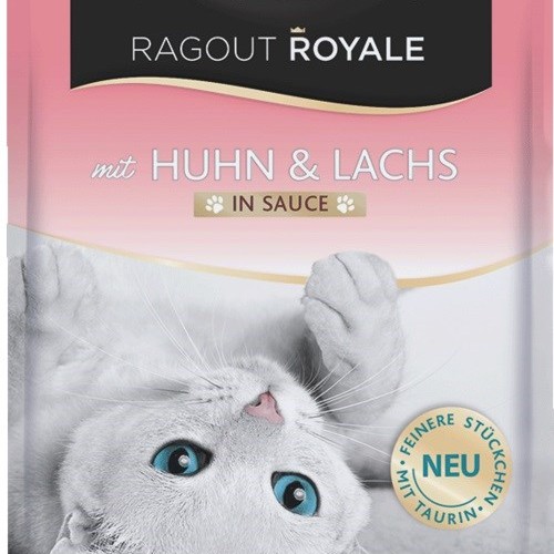 MIAMOR Ragout Royale Chicken and salmon in sauce - wet cat food - 100g