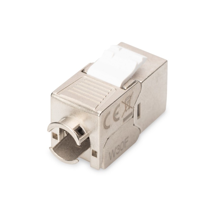 Digitus CAT 6A Keystone module, shielded, tool-free mounting connection Digitus CAT 6A Keystone module, shielded, tool-free mounting connection