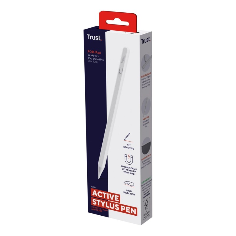 Trust Kyna stylus pen 13 g White Trust Kyna stylus pen 13 g White