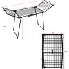 AMALFI foldable laundry drying rack, black AMALFI foldable laundry drying rack, black