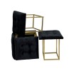 Puff-transformer 5in1 - 5 stools in 1 pouffe black velvet Puff-transformer 5in1 - 5 stools in 1 pouffe black velvet