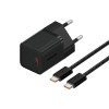 Baseus P10110902113-01 USB-C GaN5 mini 30W mains charger Black Baseus P10110902113-01 USB-C GaN5 mini 30W mains charger Black