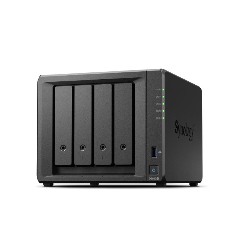 Synology DiskStation DS923+ NAS/storage server Tower Ryzen Embedded R1600 4 GB DDR4L 0 TB DiskStation Manager Black