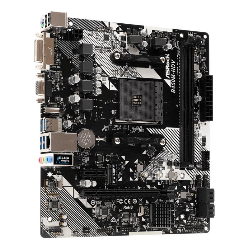 Asrock B450M-HDV R4.0 AMD B450 Socket AM4 micro ATX Asrock B450M-HDV R4.0 AMD B450 Socket AM4 micro ATX