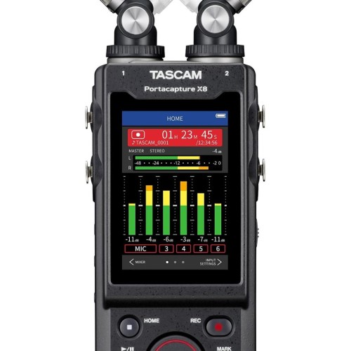 Tascam Portacapture X8  - portable, high resolution multi-track recorder