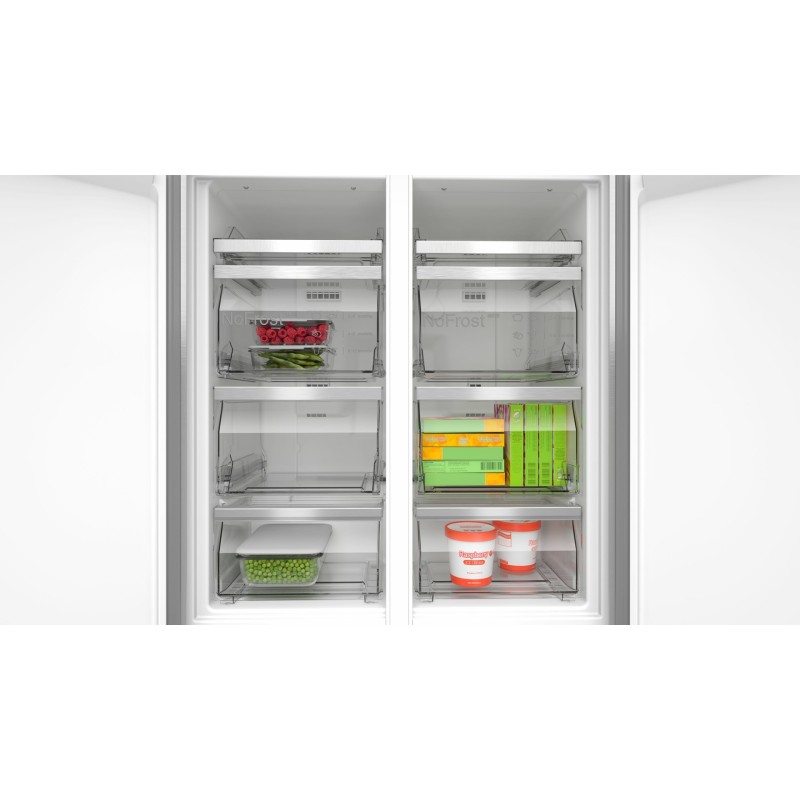 Bosch Serie 4 KMC85LBEA side-by-side refrigerator Freestanding 547 L E Black Bosch Serie 4 KMC85LBEA side-by-side refrigerator Freestanding 547 L E Black