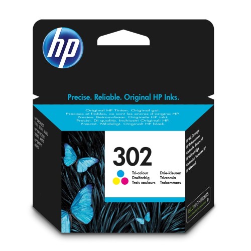 HP 302 Tri-color Original Ink Cartridge HP 302 Tri-color Original Ink Cartridge