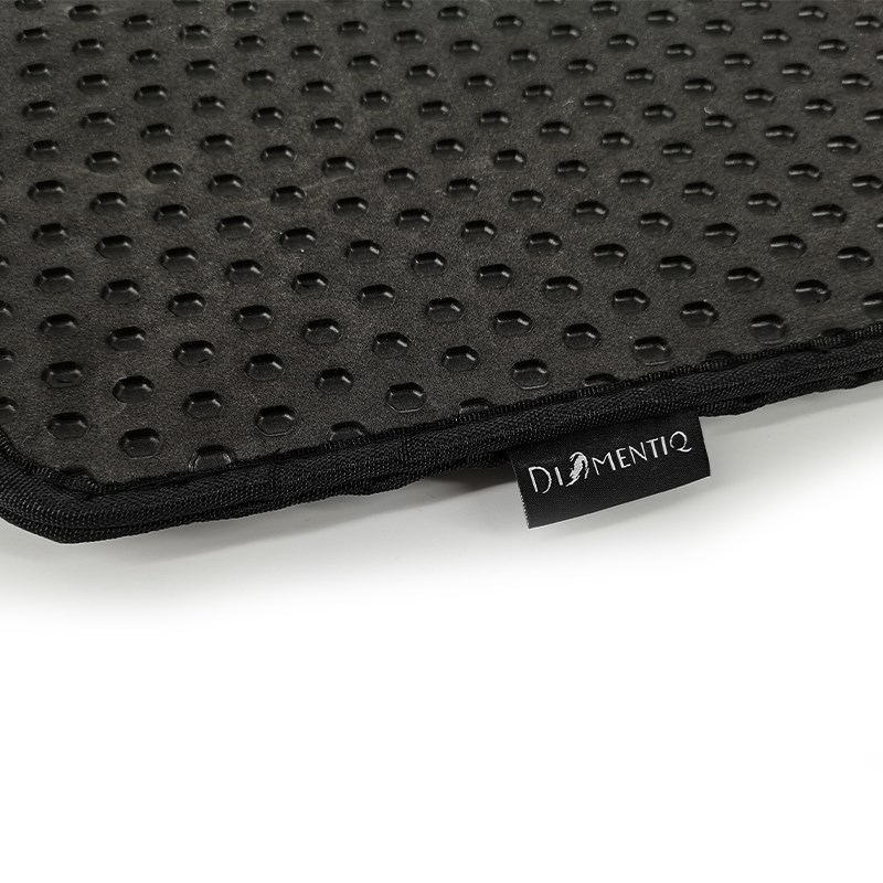 DIAMENTIQ Cat mat black rectangle - cat litter tray mat - 40 x 50cm DIAMENTIQ Cat mat black rectangle - cat litter tray mat - 40 x 50cm