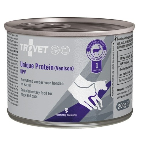 Trovet UPV Unique Protein dziczyzna pies/kot 200g Trovet UPV Unique Protein dziczyzna pies/kot 200g
