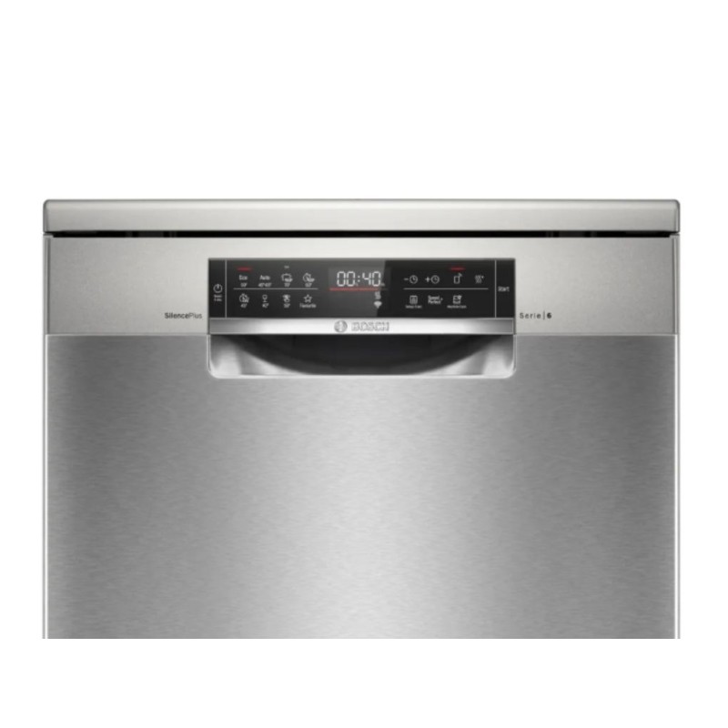 Bosch SMS6ECI10E freestanding dishwasher, 60 cm, brushed steel, class A