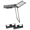 AMALFI foldable laundry drying rack, black AMALFI foldable laundry drying rack, black