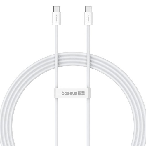 Baseus Superior USB C to USB C data cable 2 m 30 W White Baseus Superior USB C to USB C data cable 2 m 30 W White